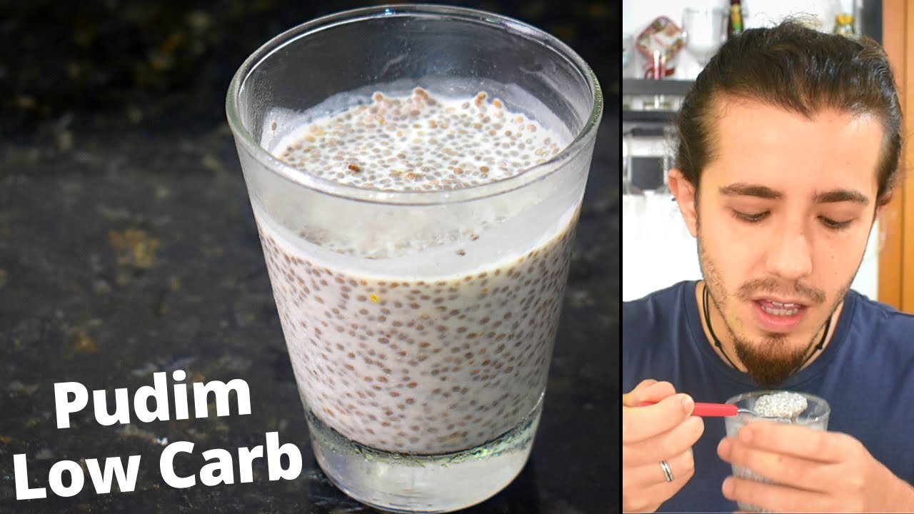 Doce Low Carb MAIS FÁCIL DO MUNDO: Pudim de Chia | Overnight Pudding sem Açúcar