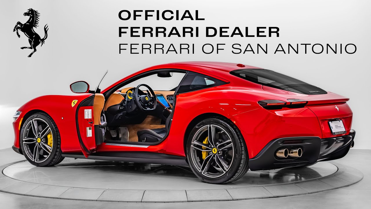 2022 Ferrari Roma - Sound, Interior, and Exterior - Rosso Corsa