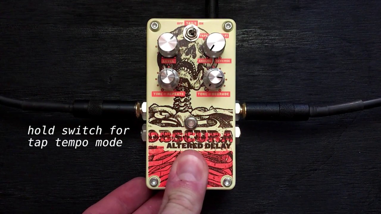 Digitech Obscura Delay Pedal Demo