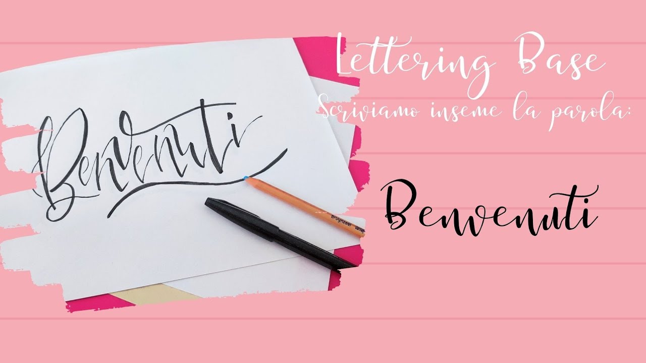 Lettering: How to Write the Word Welcome in a Modern Font with Lara Vella