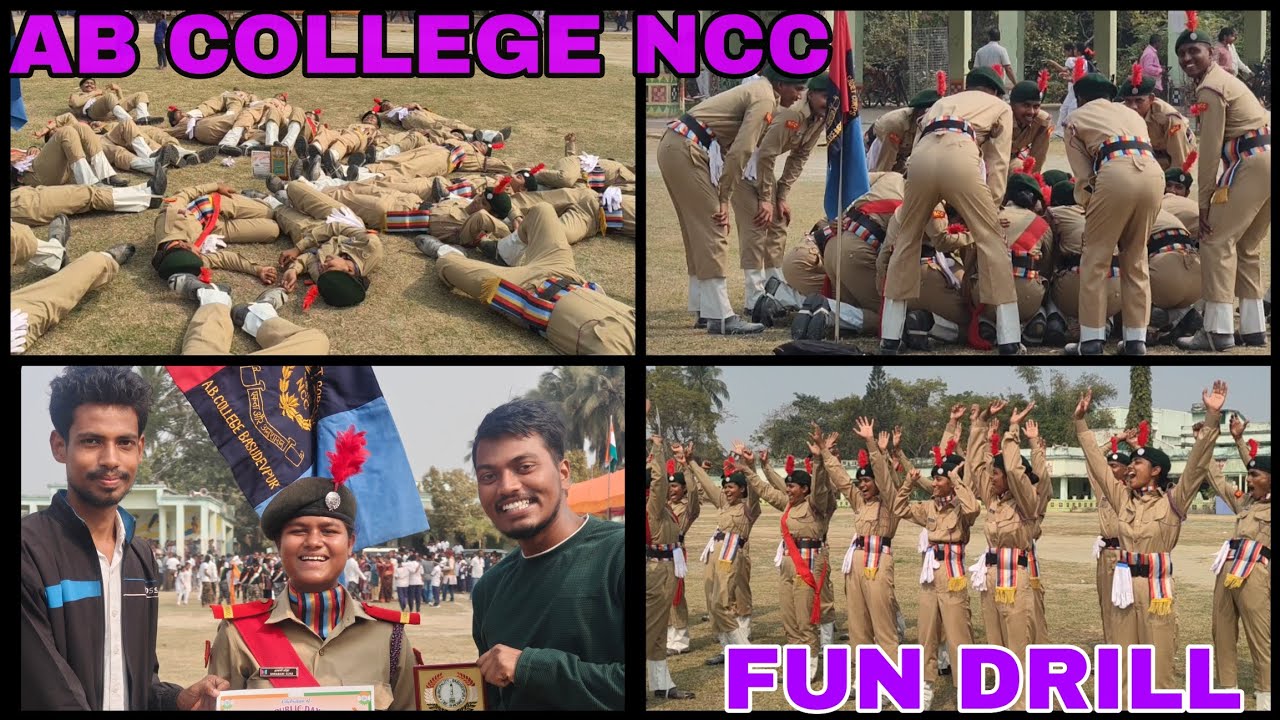 Fun parade drill / AB COLLEGE / Republic day 