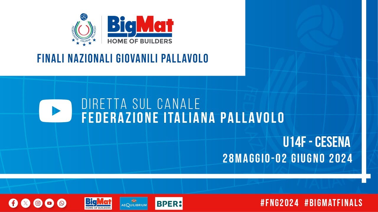 🔴BIGMAT FINALI NAZIONALI GIOVANILI U14F: n&deg;gara 444 - MOSAICO RA vs SIS MED CUTROFIANO