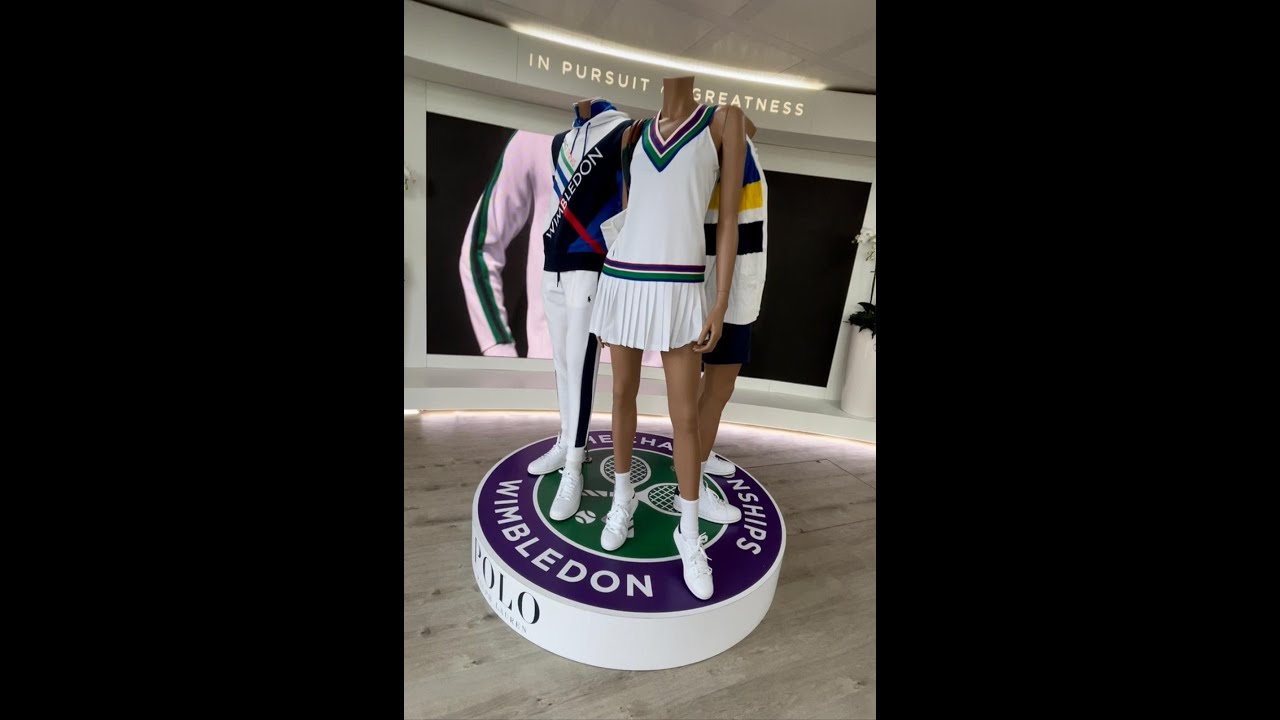 Official Wimbledon shop Tour | Tennis rackets | London
