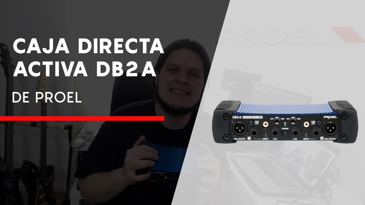 Caja Directa Activa de 2 canales DB2A de PROEL