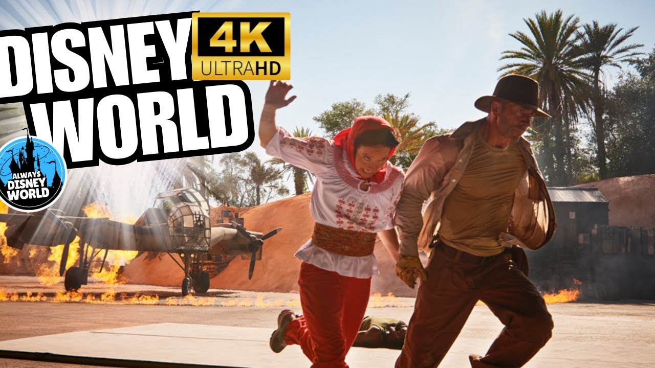 4K Indiana Jones Epic Stunt Spectacular - Disney World 2025 Full Show