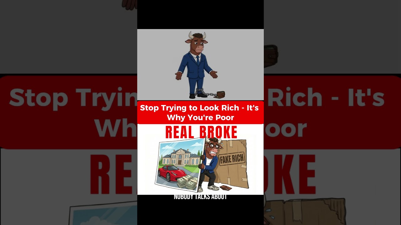 Stop Trying to Look Rich - It's Why You're Poor #shorts  #investing