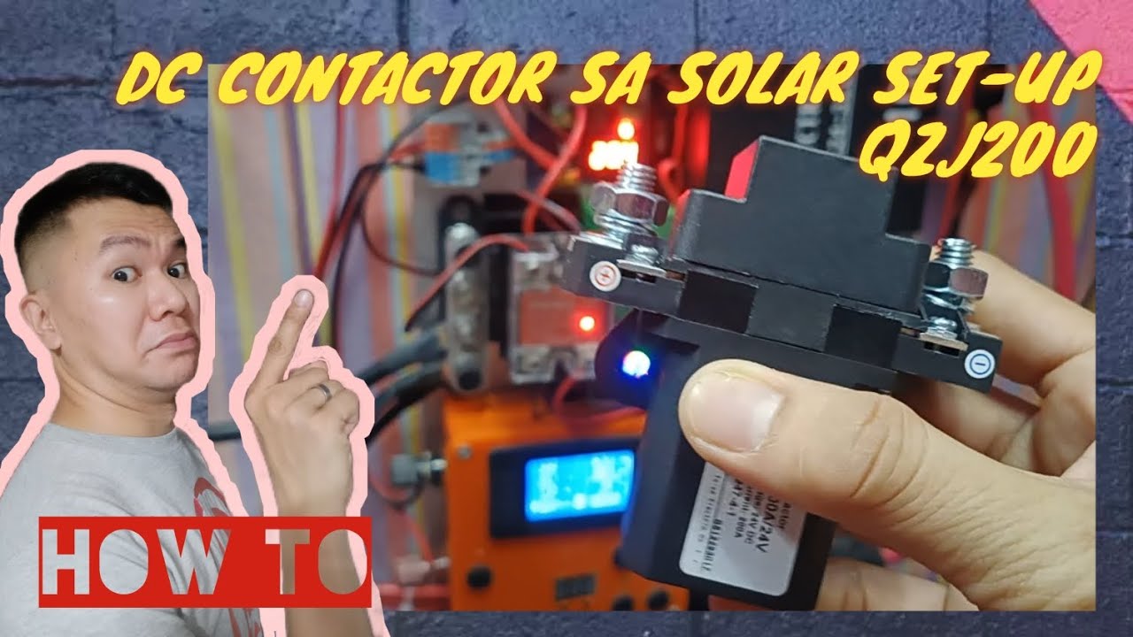 OFF-GRID SOLAR | DC CONTACTOR SA SOLAR SET-UP | RELAY | QZJ200 DC CONTACTOR | QZJ-200 | 24V 200A