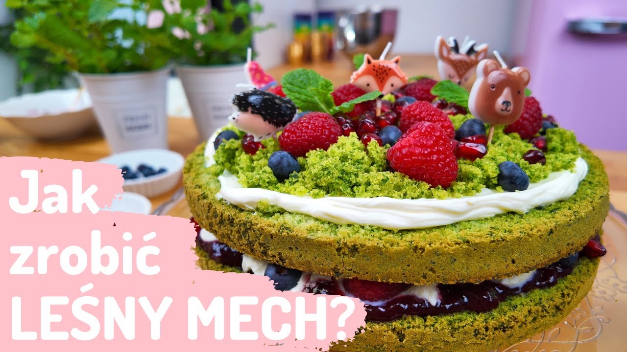 Leśny Mech🍰❤️  czyli prosty przepis na ciasto ze szpinakiem❤️
