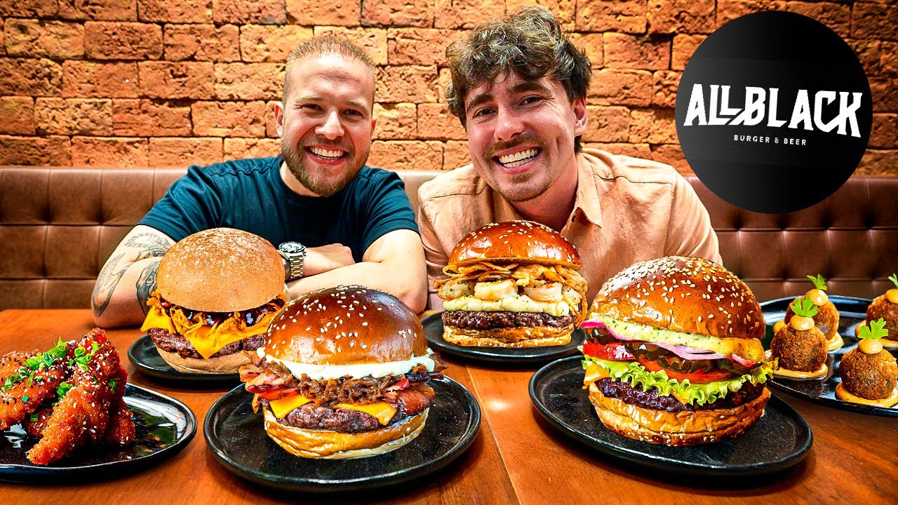 PEDI O CARDAPIO INTEIRO DA MELHOR HAMBURGUERIA DE TOCANTINS I All Black Burger