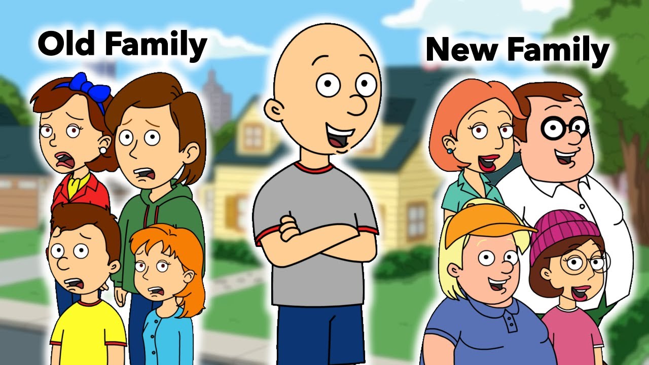 Classic Caillou Turns The Family Into Family Guy / Grounded