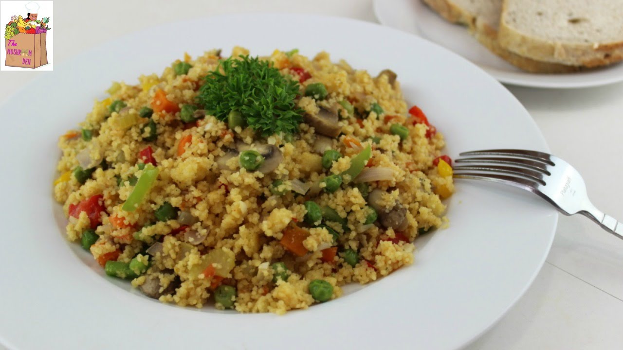 Low-Fat Sautéed Couscous (Vegan) | The Mushroom Den