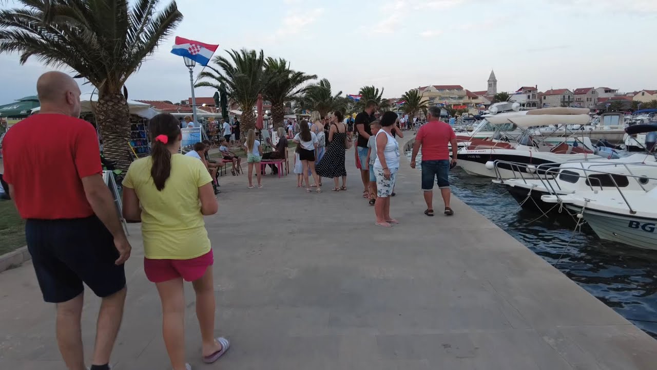 Pakostane Croatia Walking to the Center 2021 - Pakoštane