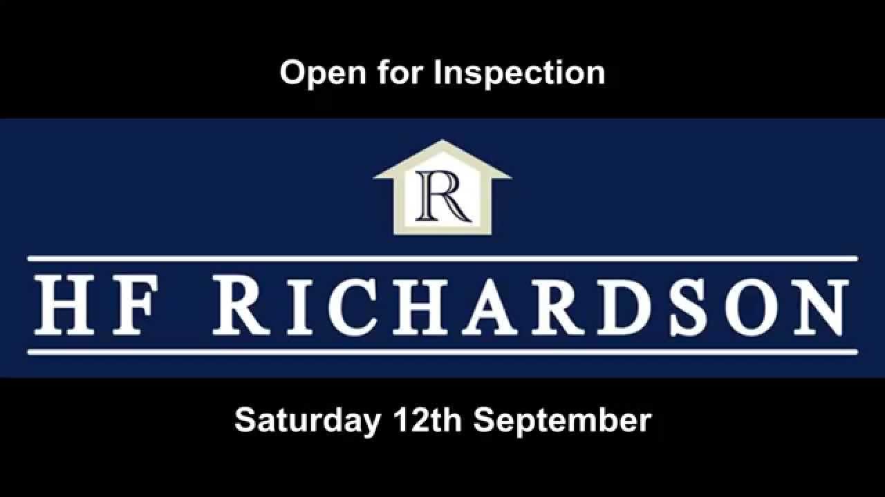 HF Richardson opens this Saturday 12th September