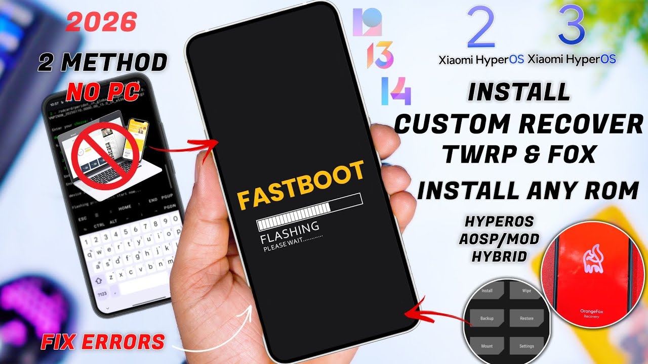 Easy way to Install Any ROM (Stock OS, AOSP, Mod, Port, Hybrid) Without PC - 2026 Without PC Guide 🔥