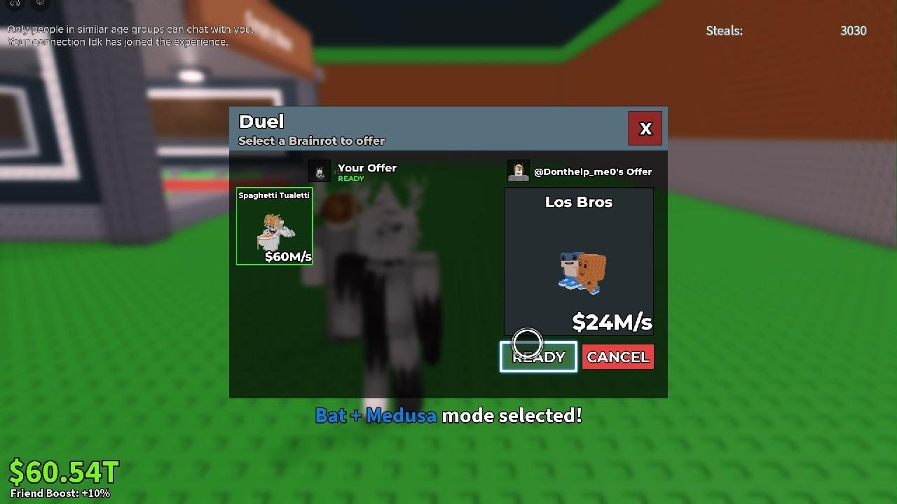 I won a los bros in a duel😊