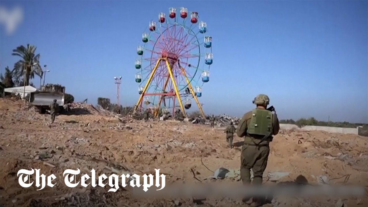 Israeli army 'finds Hamas tunnel in Gaza amusement park'