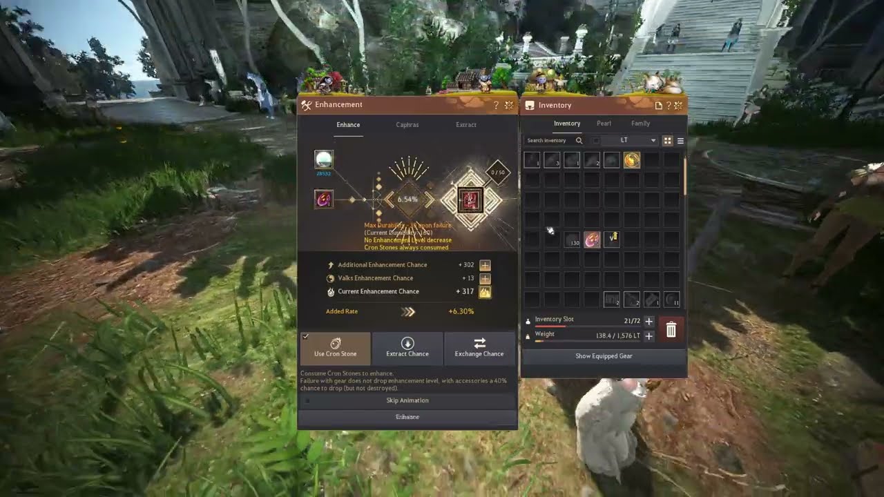 BDO 1+ trillion enhancing gear in about 1 week