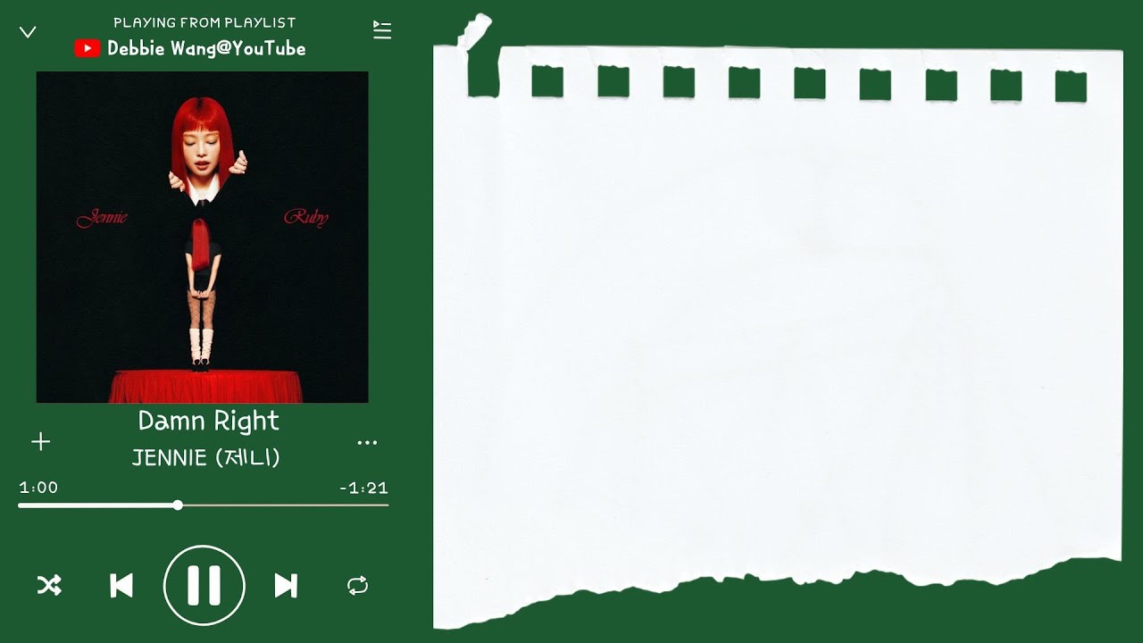 ♡英中歌詞♡ | JENNIE (제니) - Damn Right (feat. Childish Gambino & Kali Uchis)