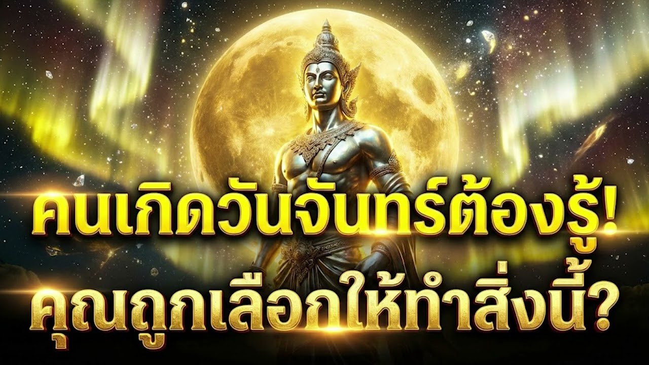 คนเกิดวันจันทร์ต้องรู้! ทำไมปี 2026 คุณถึงถูกเลือกให้เป็น 