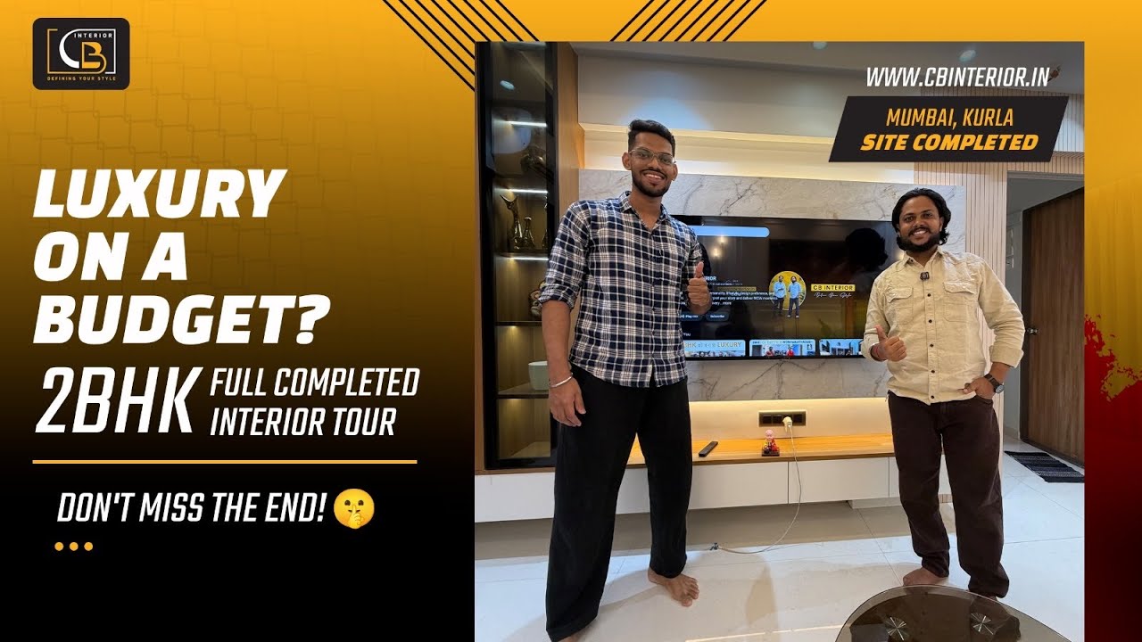 LUXURY ON A BUDGET? | 2BHK FULL INTERIOR TOUR 🏡✨ | Client Testimonial | CB Interior Mumbai