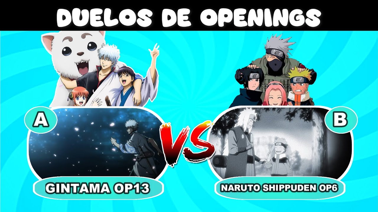 DUELO de OPENINGS de ANIME / &iquest;Qu&eacute; OPENING de ANIME PREFIERES?