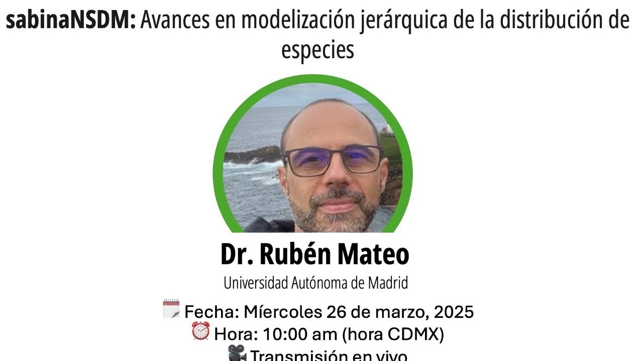 sabinaNSDM: Avances en modelización jerárquica de la distribución de especies