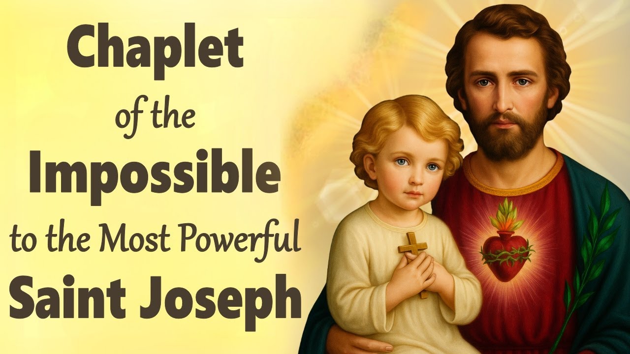 ✝️ CHAPLET OF SAINT JOSEPH – The Prayer That Brings Miracles in Urgent Times