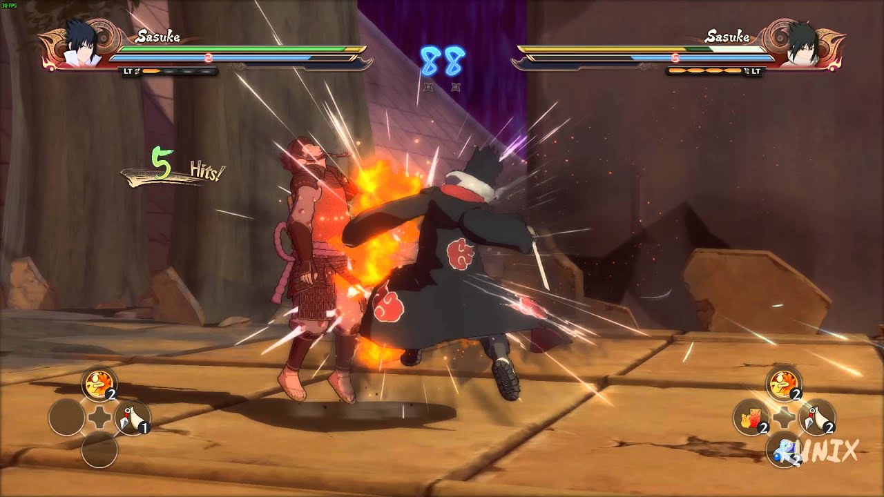 Naruto Shippuden: Ultimate Ninja Storm 4 - Sasuke Uchiha The Taka Gameplay