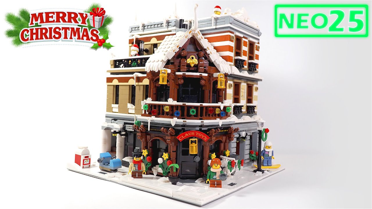 LEGO Christmas Santa Claus Toys Store |JIE STAR 89143 Unofficial LEGO Stop Motion Build #Startbricks