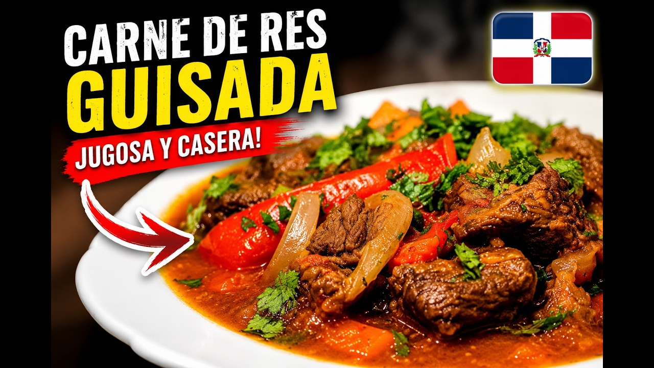 Cómo Hacer Carne de Res Guisada Casera – ¡Jugosa y Tierna!