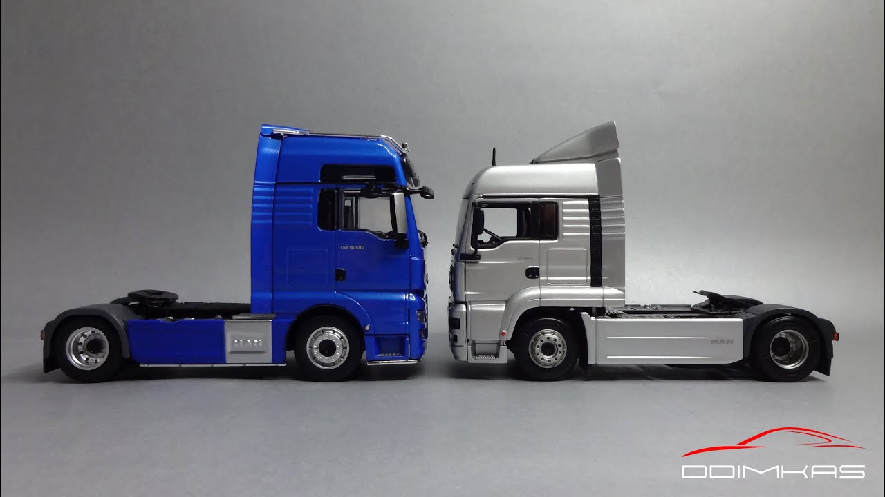Седельные тягачи MAN | Minichamps vs IXO Models | Масштабные модели грузовых автомобилей 1:43