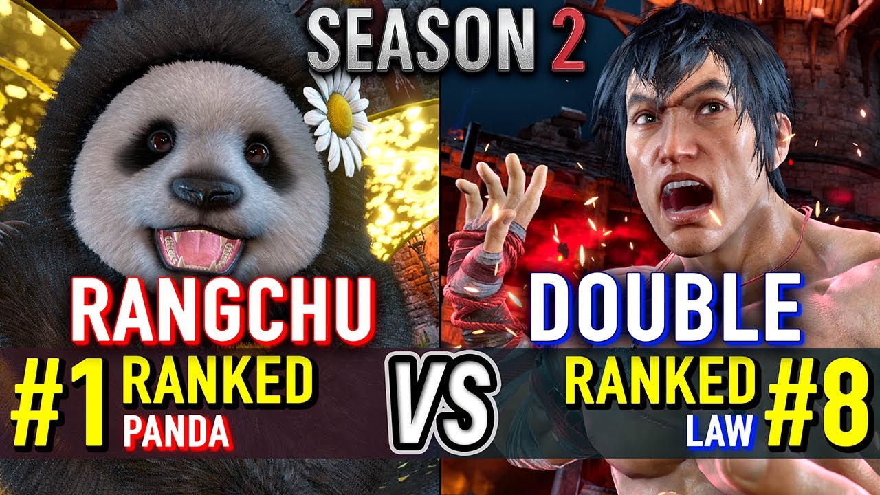 T8 🔥 RANGCHU (#1 Ranked Panda) vs DOUBLE (#8 Ranked Law) 🔥 Tekken 8 High Level Gameplay