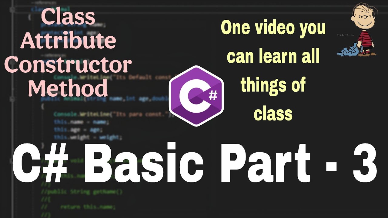 C# Basic Part - 3 (Bangla) l Class l  Attributes l Constructor l Method l AIUB l OOP2 l C#