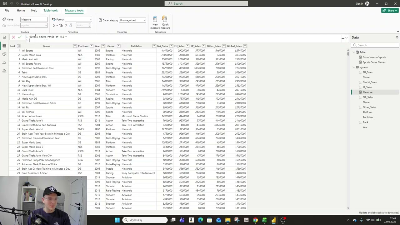 PowerBi Część 12 -  DAX - ALL and FILTER FUNCTIONS