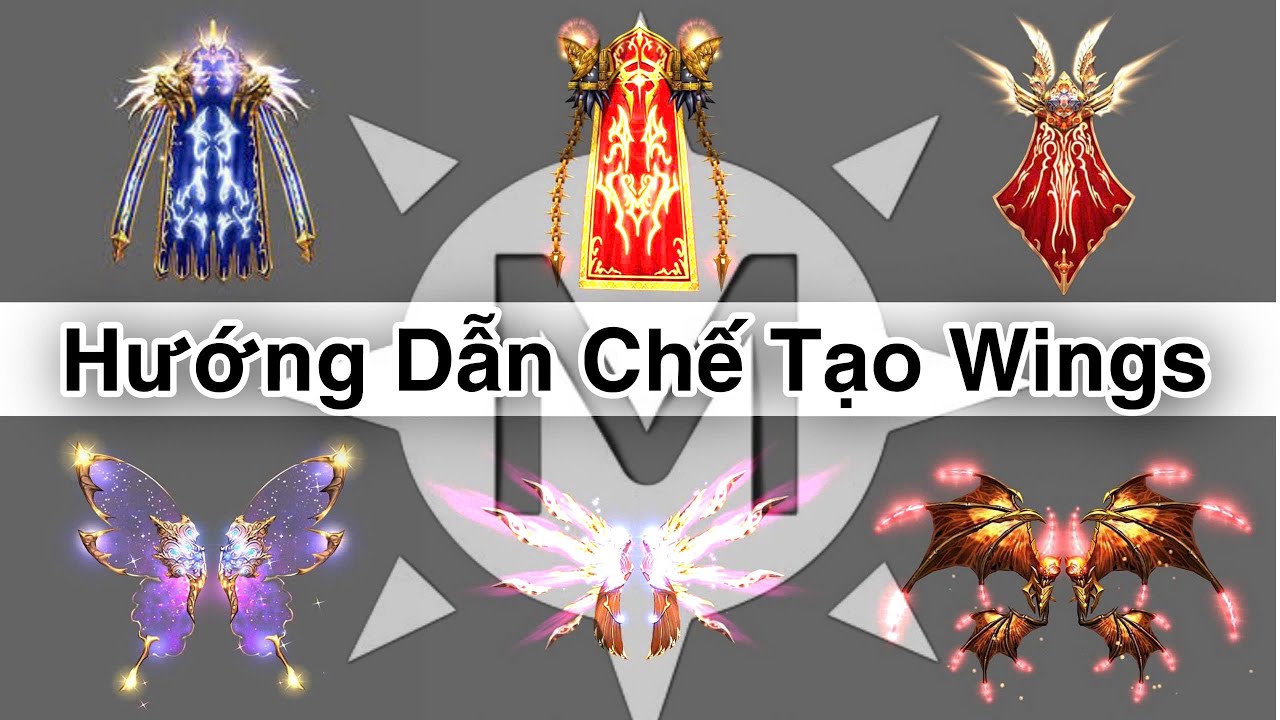 [MEGAMU] Hướng Dẫn Chế Tạo Wings Level 1-Level 4 | HaDaBest #mumobile #muonline #hadabest