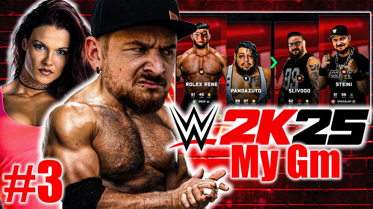 Mit LITA gegen ALLE 🤬Wir BOOKEN es für WRESTLEMANIA !🤯😱 WWE 2K25 CUSTOM MY GM #3