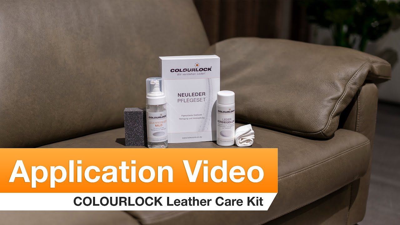Application Video: New Leather Care Kit | COLOURLOCK