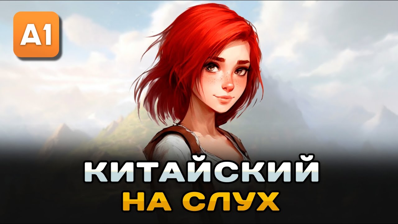 Простой рассказ на Китайском (A0-A1): Обычная девушка | Китайский на слух для начинающих 🎧
