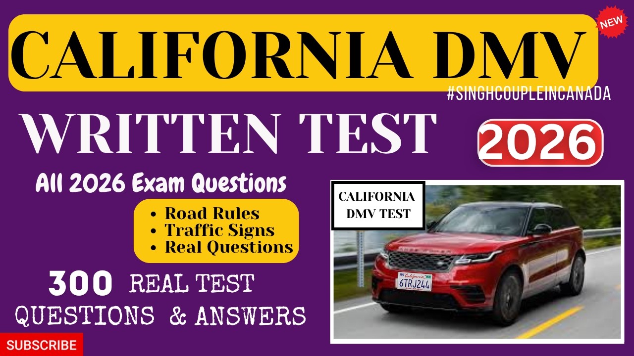 California DMV permit test 2025 | California DMV Written Test 2025 | California dmv permit test 2025