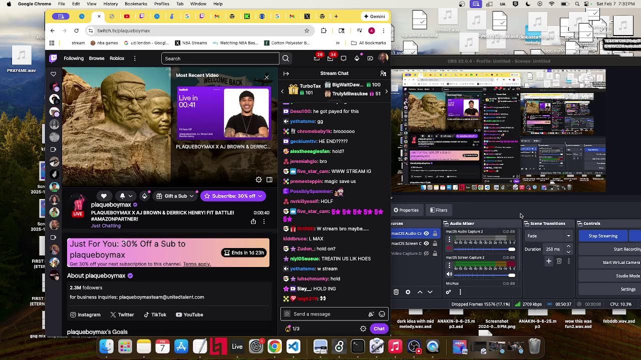 PLAQUEBOYMAX LIVE REACTION NO ADS