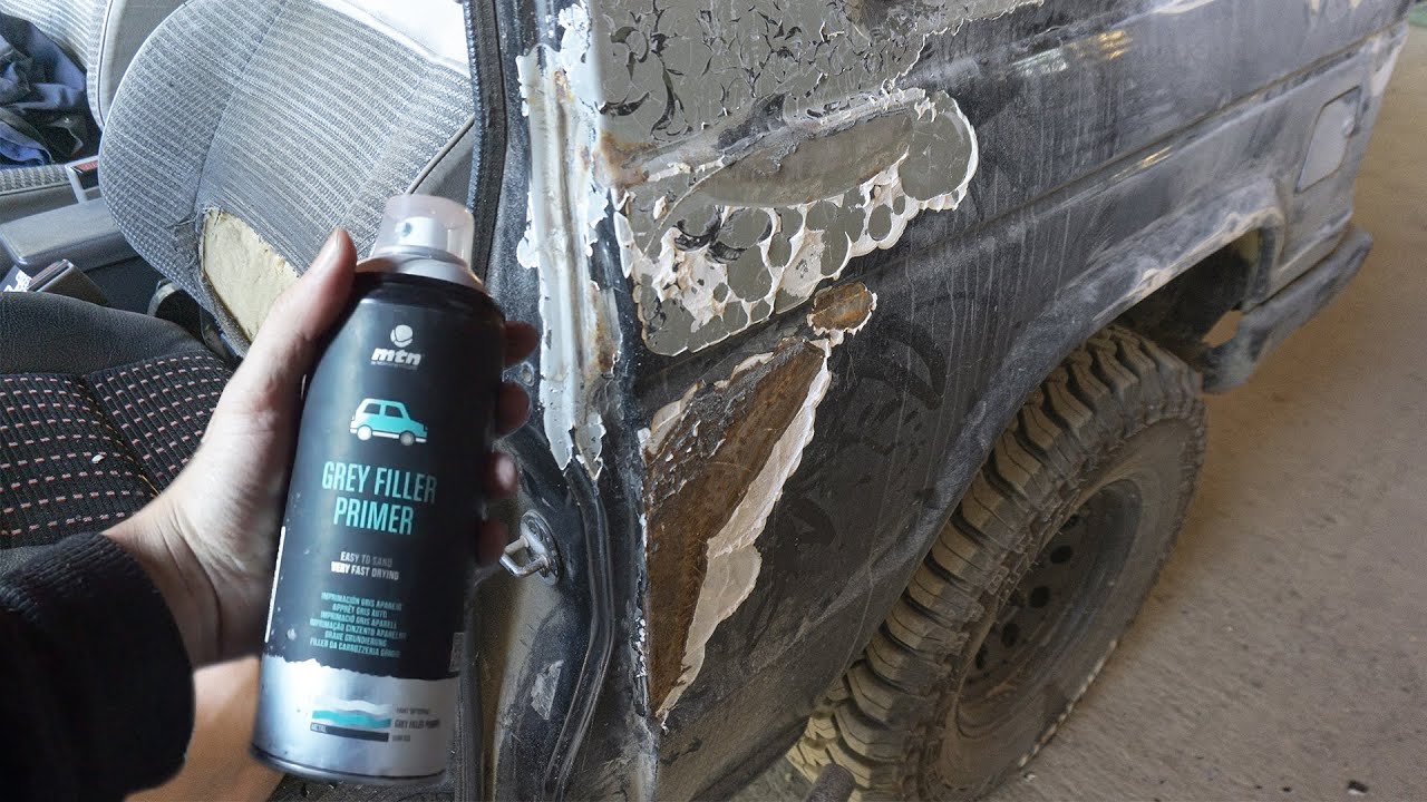 Así queda un COCHE PINTADO A SPRAY sin CABINA - TRUCO PARA QUE BRILLE