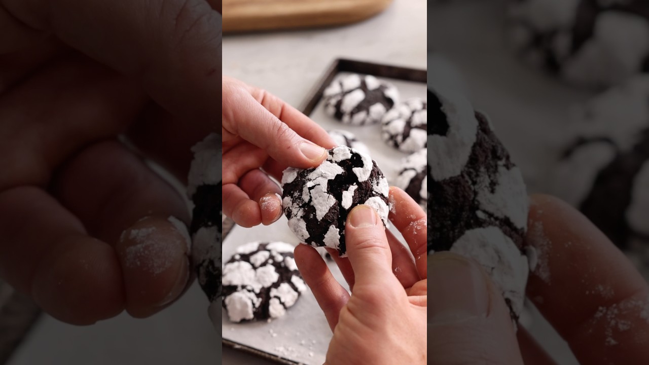 Chocolate Crinkle Cookies