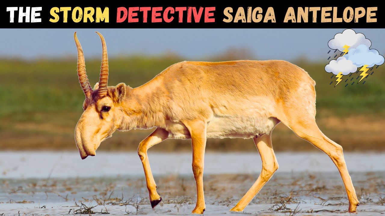 The Storm Detectives: Meet the Saiga Antelope 🌩️🦌