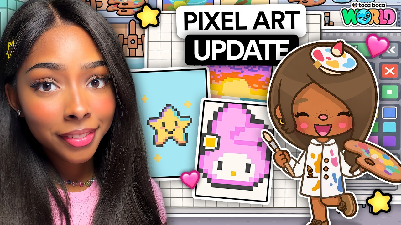 НОВОЕ БЕСПЛАТНОЕ ОБНОВЛЕНИЕ ПИКСЕЛЬНОЙ ГРАФИКИ В TOCA LIFE WORLD ⭐️ (Toca Life World 🌍)