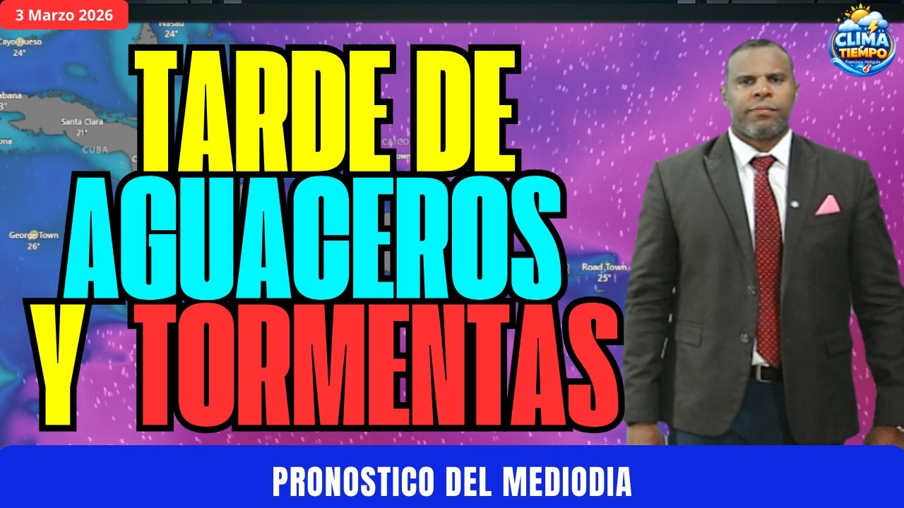 TARDE DE AGUACEROS Y TORMENTAS