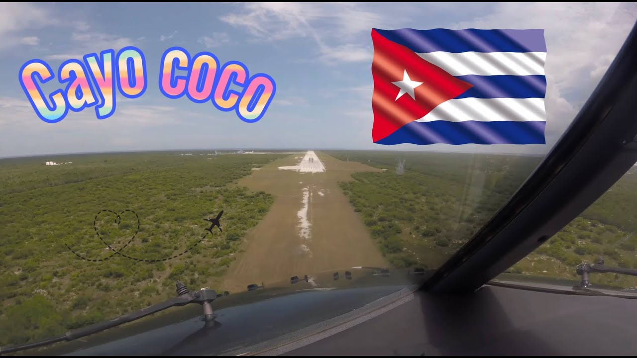 Arrival and Departure Cayo Coco Cuba MUCC 4K