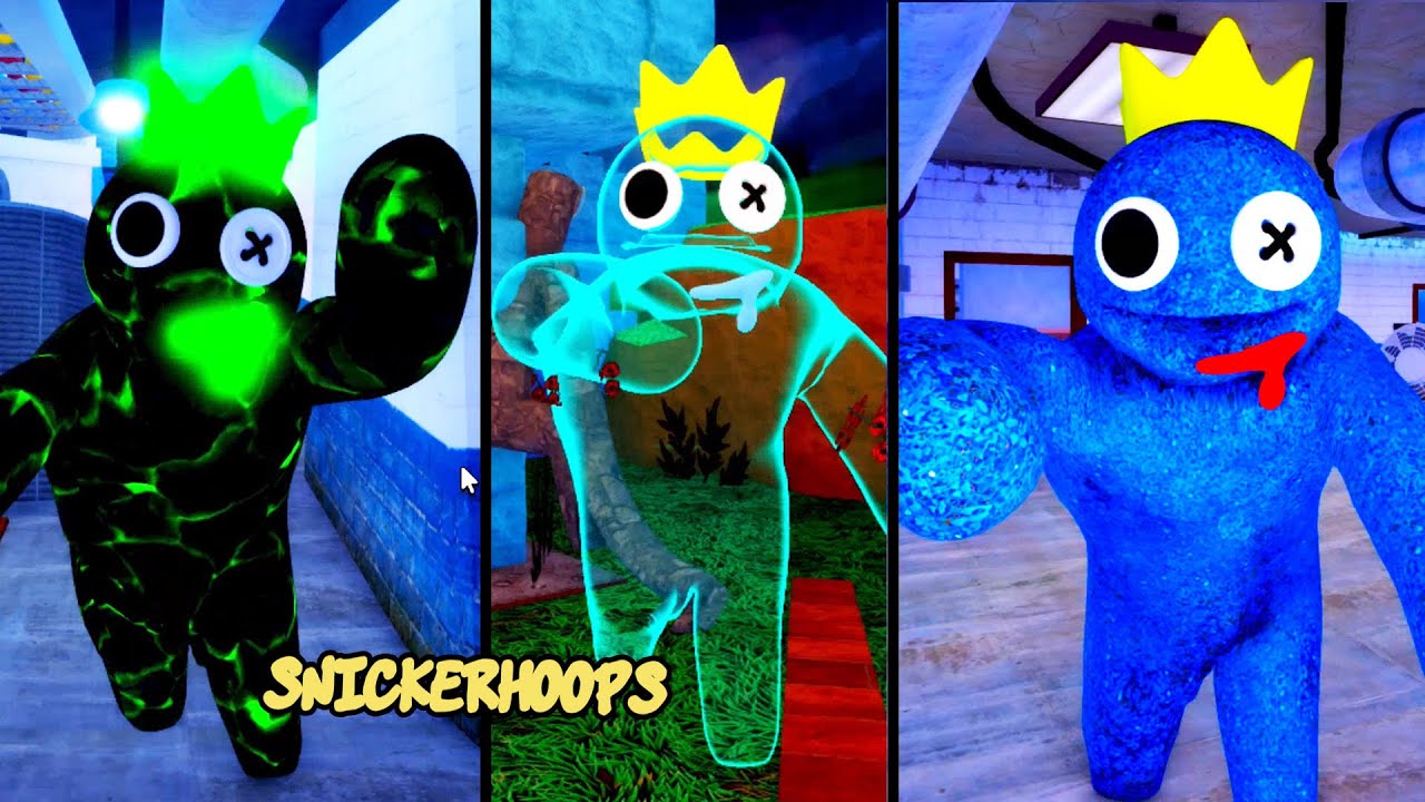 Snickerhoops Finds ALL the RAINBOW FRIENDS Morphs! | Roblox Games to Play | Sparklies Gaming