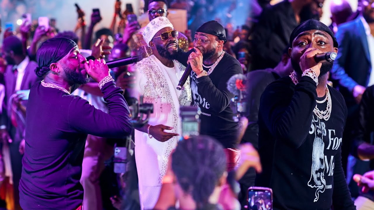 Davido Pull Surprise Performance at Billionaire Richard Nii-Armah Quaye Birthday Party fireworks