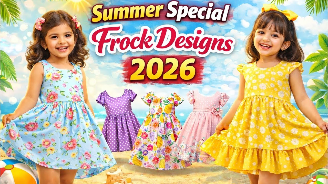 Very stylish summer frock designs #fashion #dressdesingn #babyclothes #summer #summerfashion 