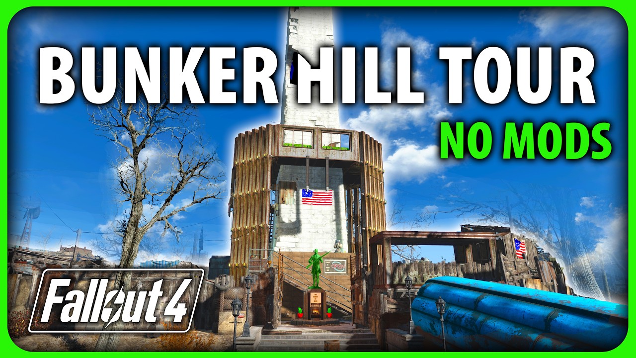 Fallout 4 - Rebuilding Bunker Hill (No Mods)